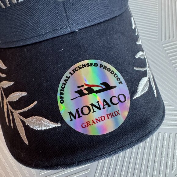 MONACO Grand Prix Hat Strapback Baseball Blue Cap Retro Dad Trucker - Picture 10 of 10